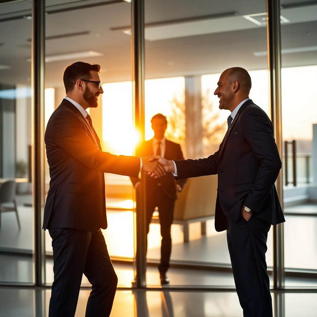 Enterprise partnership handshake